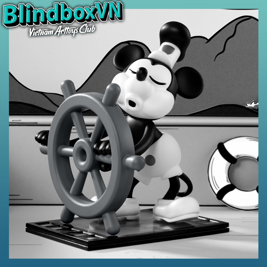 Disney Steamboat Willie Series Figures POPMART ( chính hãng )