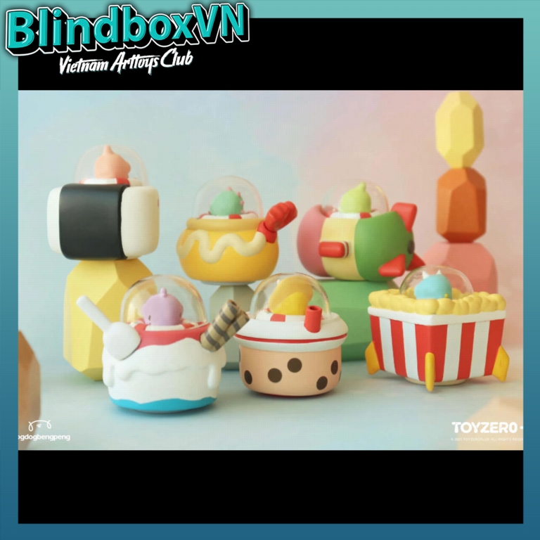 Foodie Dinosaur - Space Travel Blind Box ( Chính Hãng )