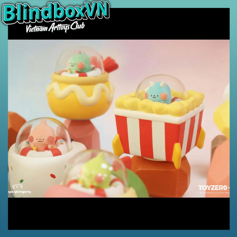 Foodie Dinosaur - Space Travel Blind Box ( Chính Hãng )