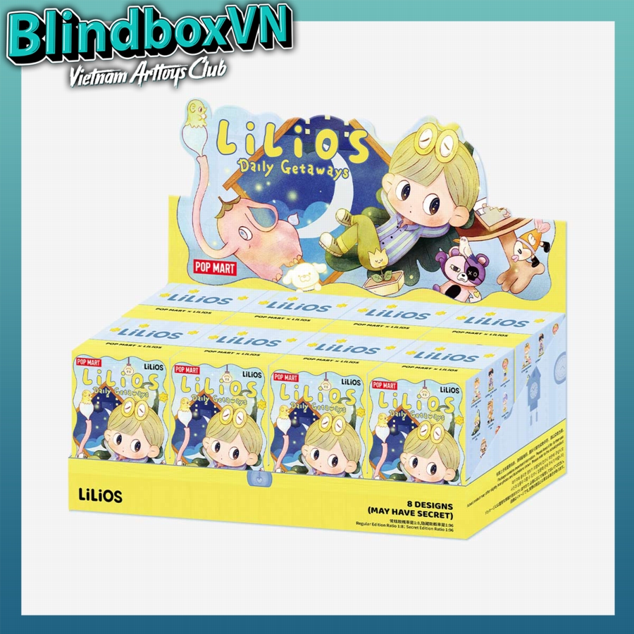 Blindbox Lilios Daily Getaways Series Figures ( Chính Hãng )