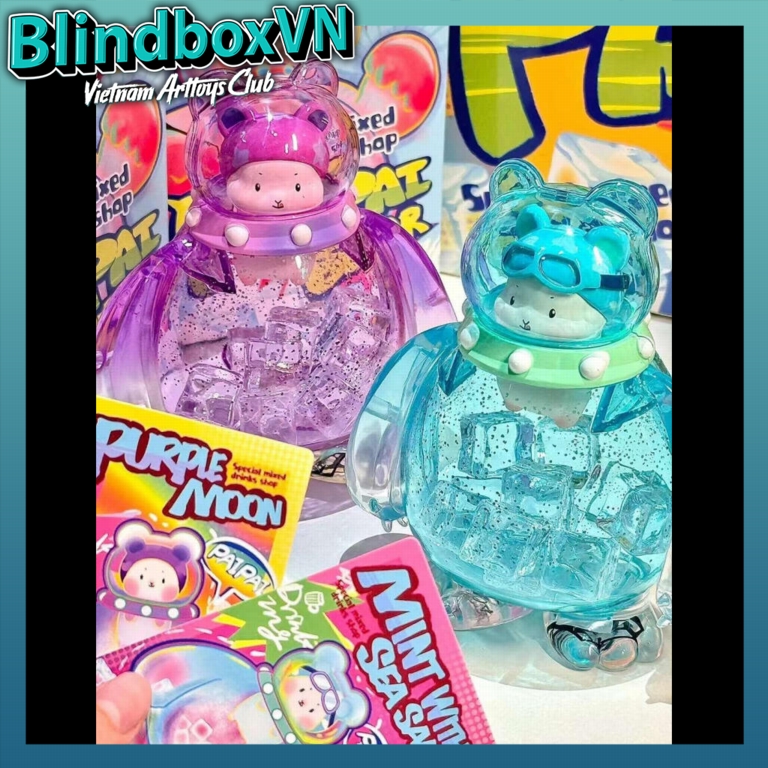 Blindbox Paipai Bear - Special Mixed Drink Shop Heyone ( Chính hãng )