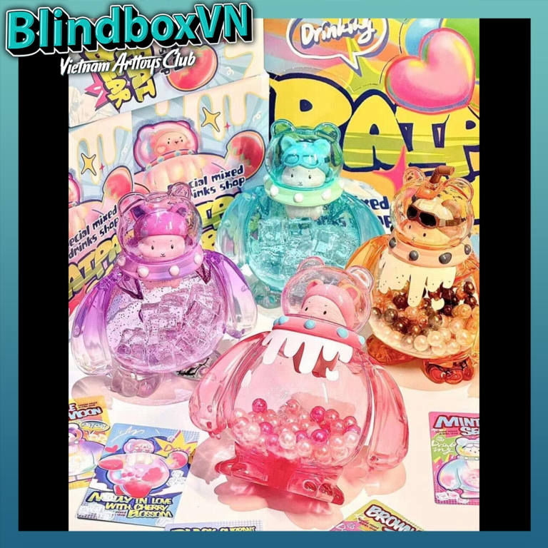 Blindbox Paipai Bear - Special Mixed Drink Shop Heyone ( Chính hãng )