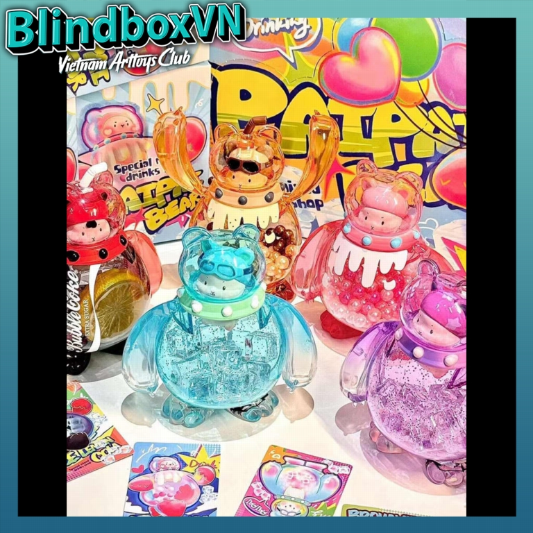 Blindbox Paipai Bear - Special Mixed Drink Shop Heyone ( Chính hãng )