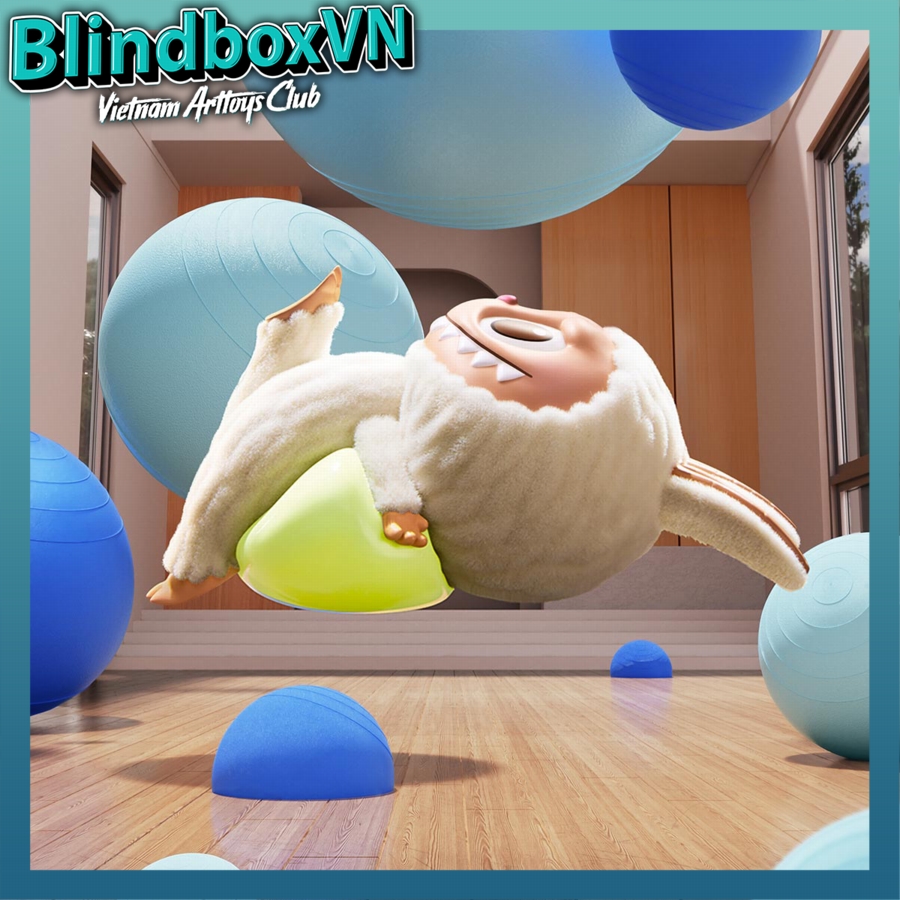 Blindbox The Monsters Lazy Yoga Series (Chính Hãng)