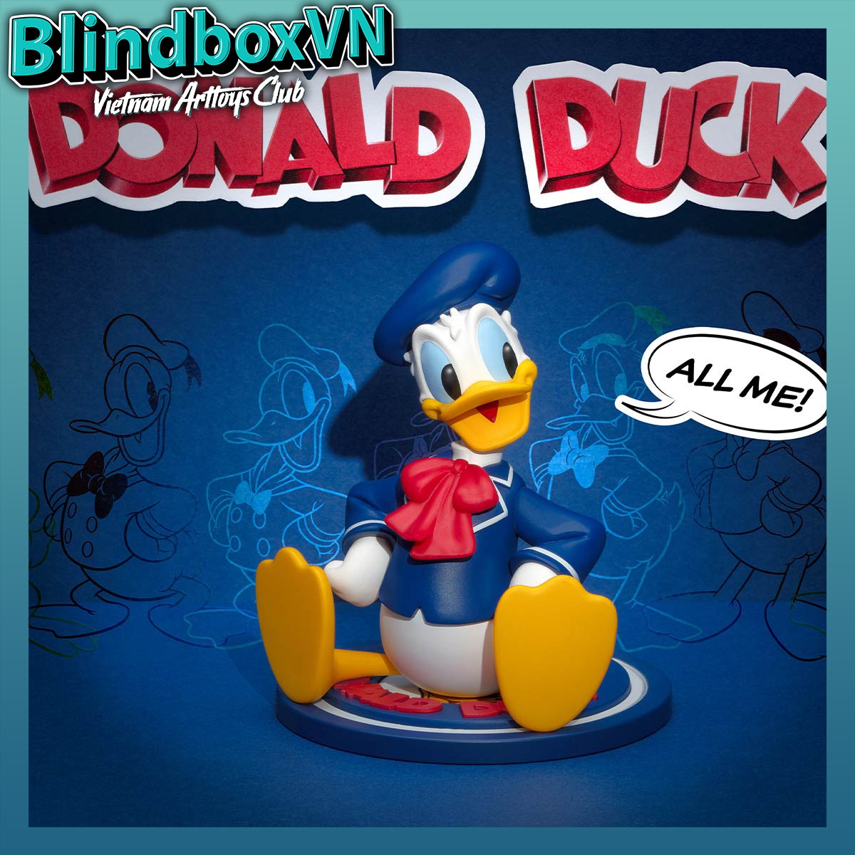 Blindbox Disney Donald Duck 90th Anniversary Series Figures