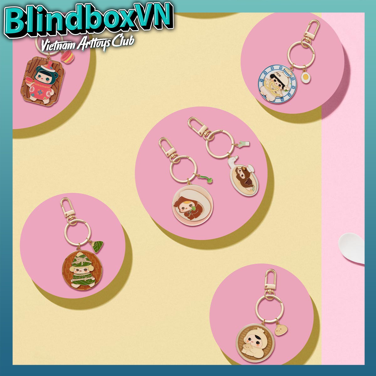 PUCKY The Feast Series-Pendant Blind Box ( Chính Hãng )