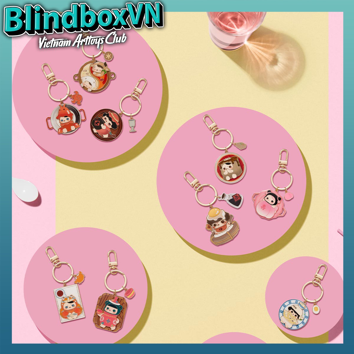 PUCKY The Feast Series-Pendant Blind Box ( Chính Hãng )