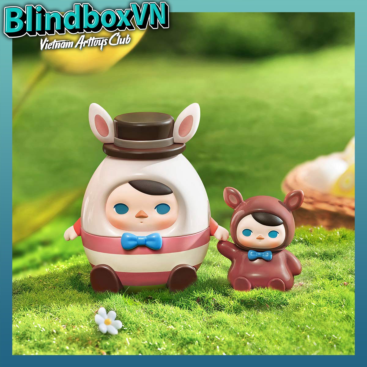 Pucky Egg Bunny Figure Popmart