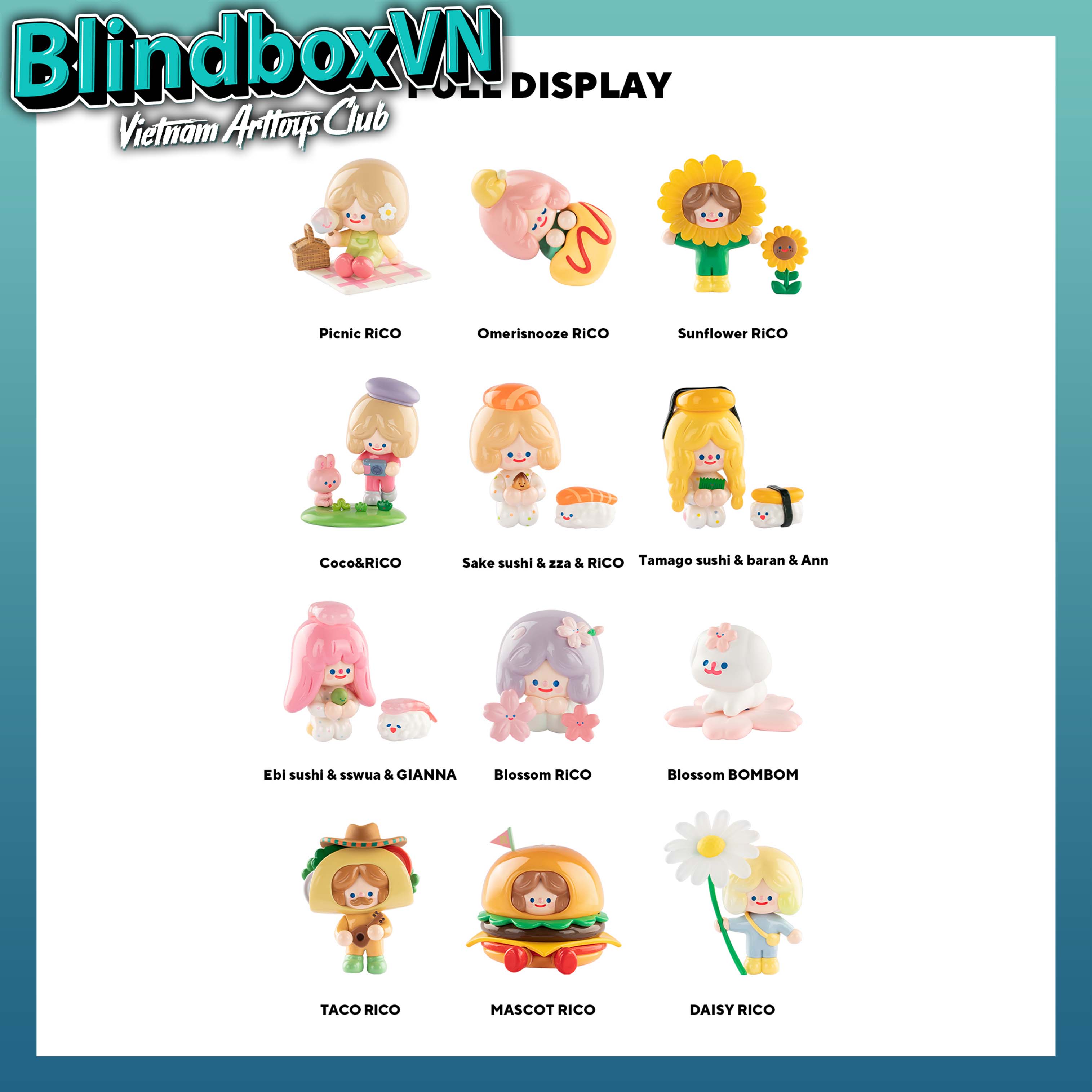 RiCO Happy Picnic Together Blind Box Series