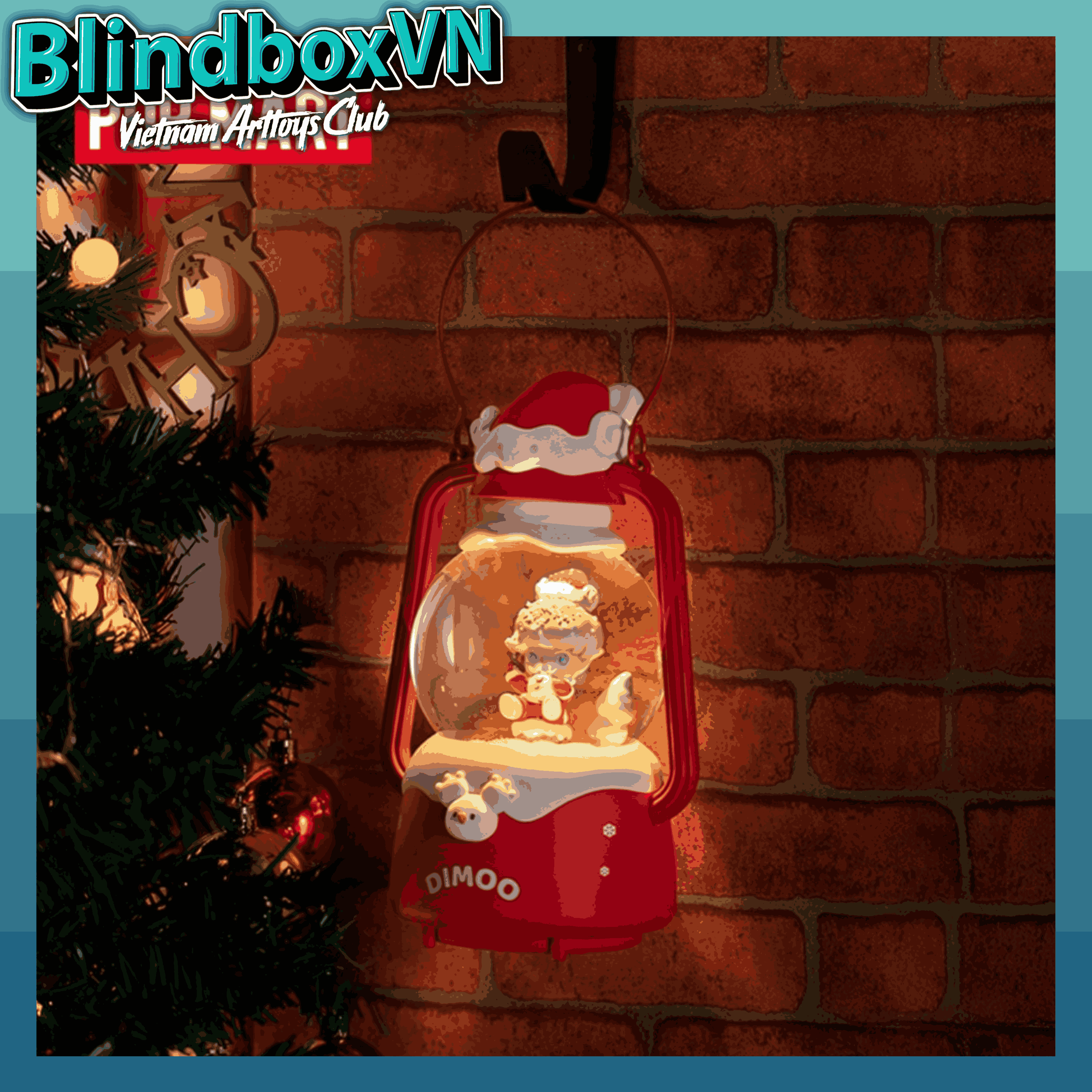 DIMOO Letters from Snowman Series-Crystal Ball Lamp