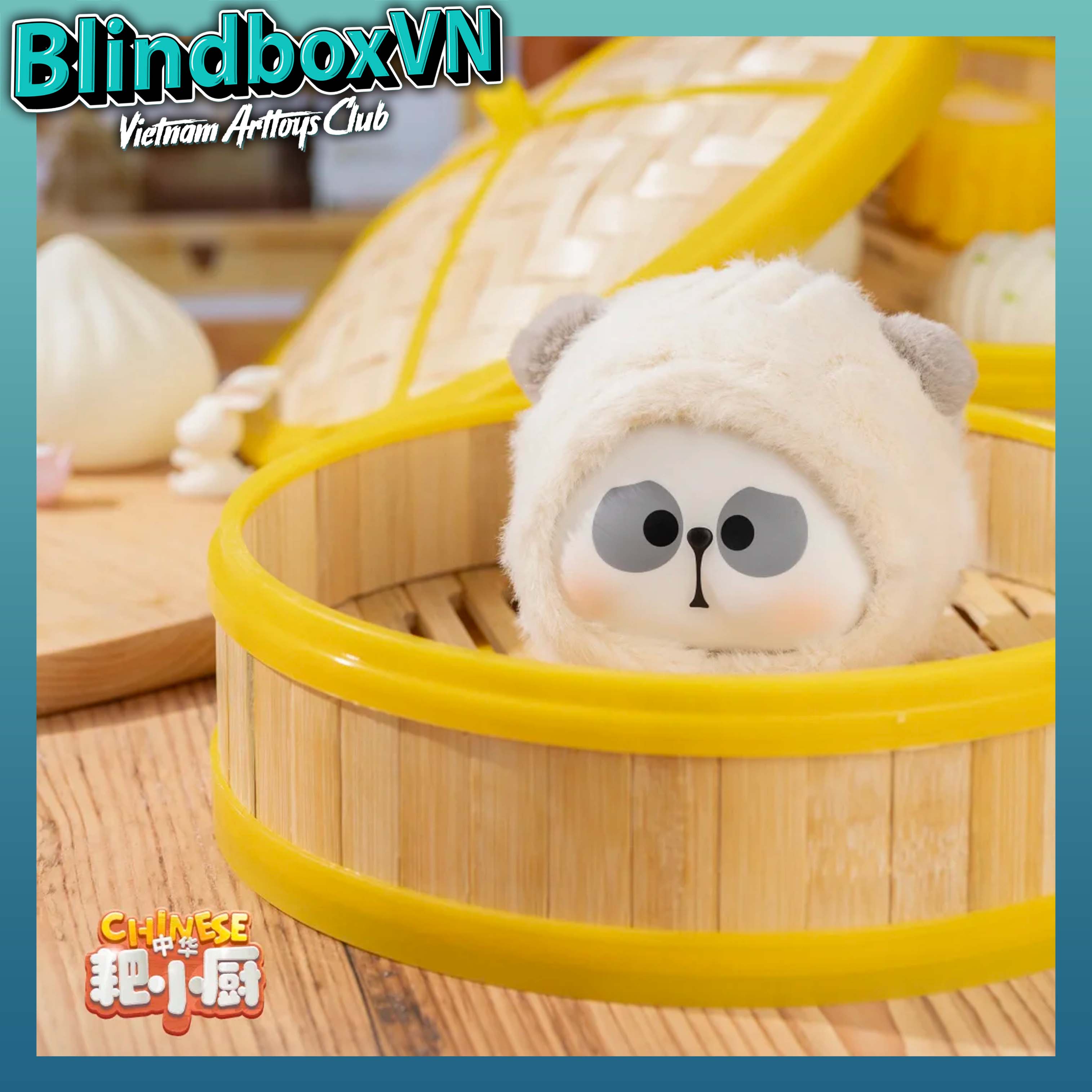 MR.PA Chinese Little PA Chef Series Plush Blind Box