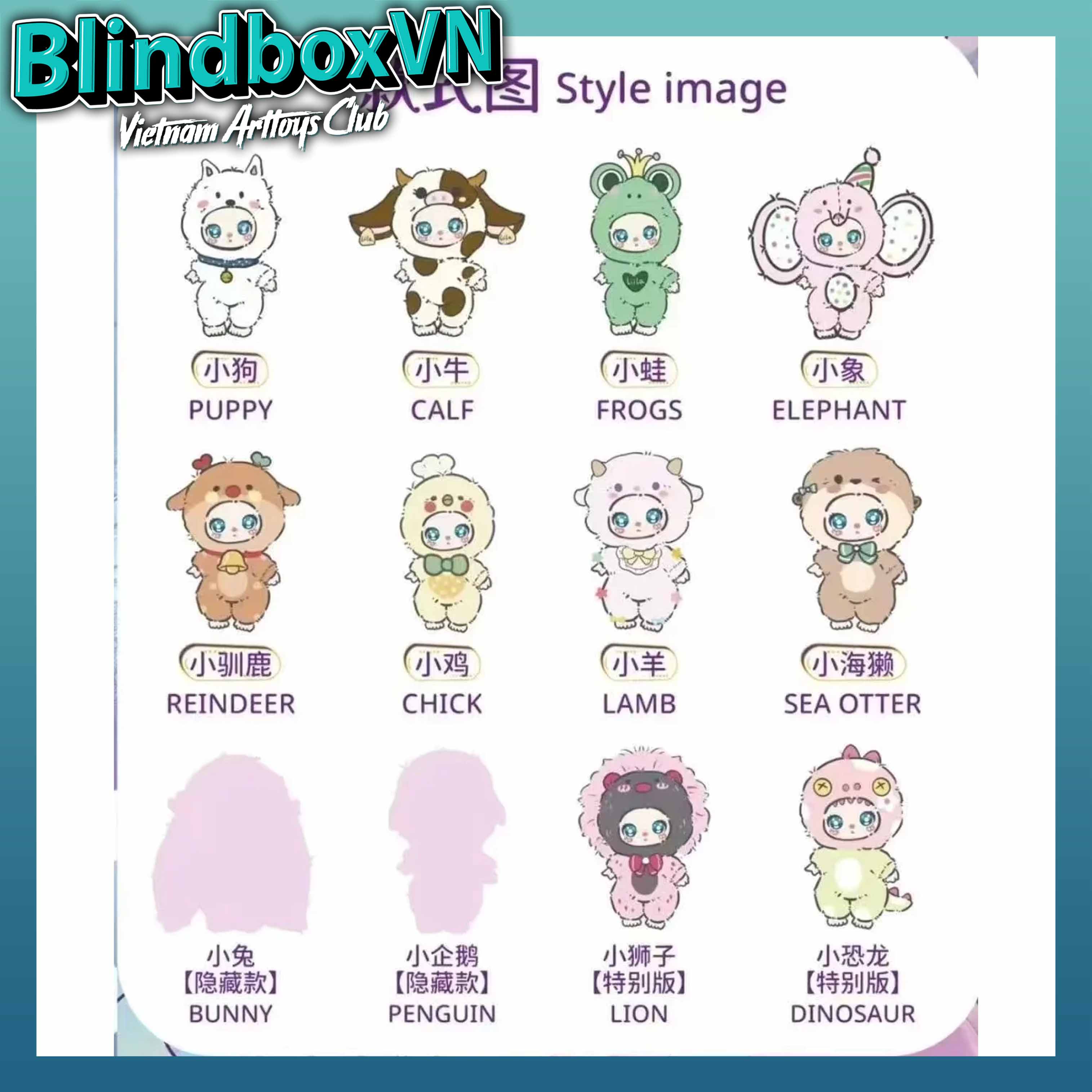 Blindbox Liila's Zoo 600% Chính Hãng