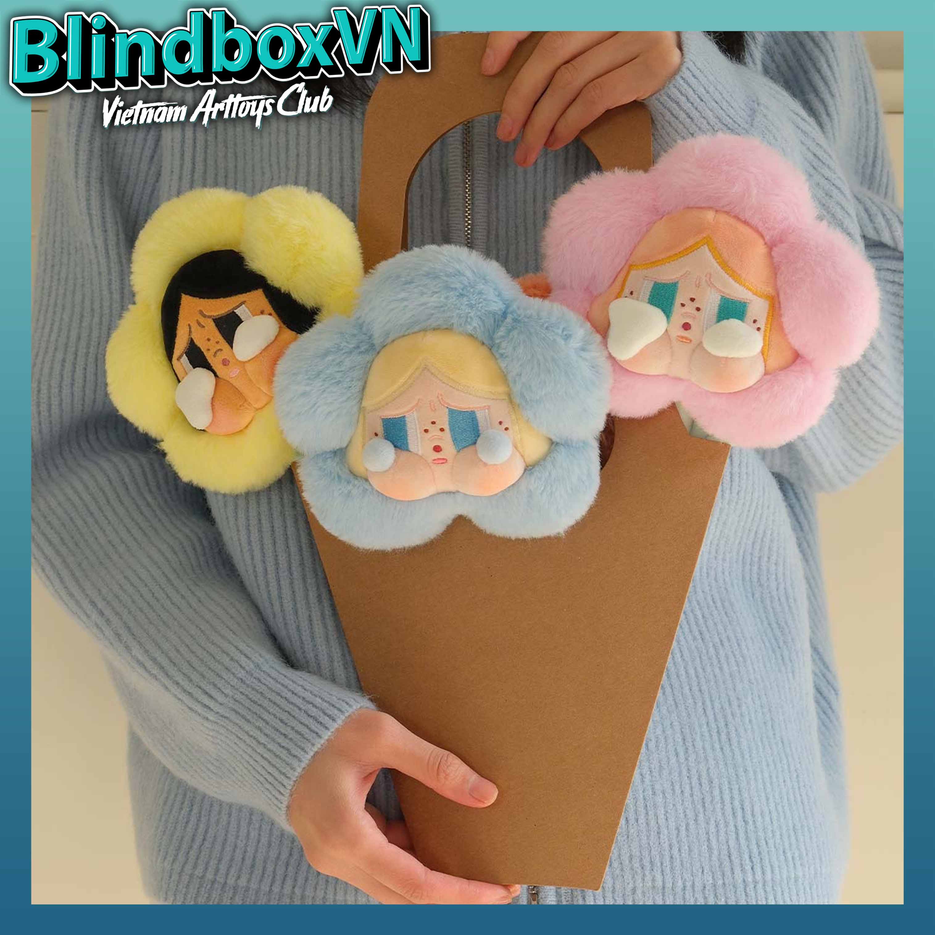 CRYBABY Sad Club Plush Flower Series Blindbox ( Chính Hãng )