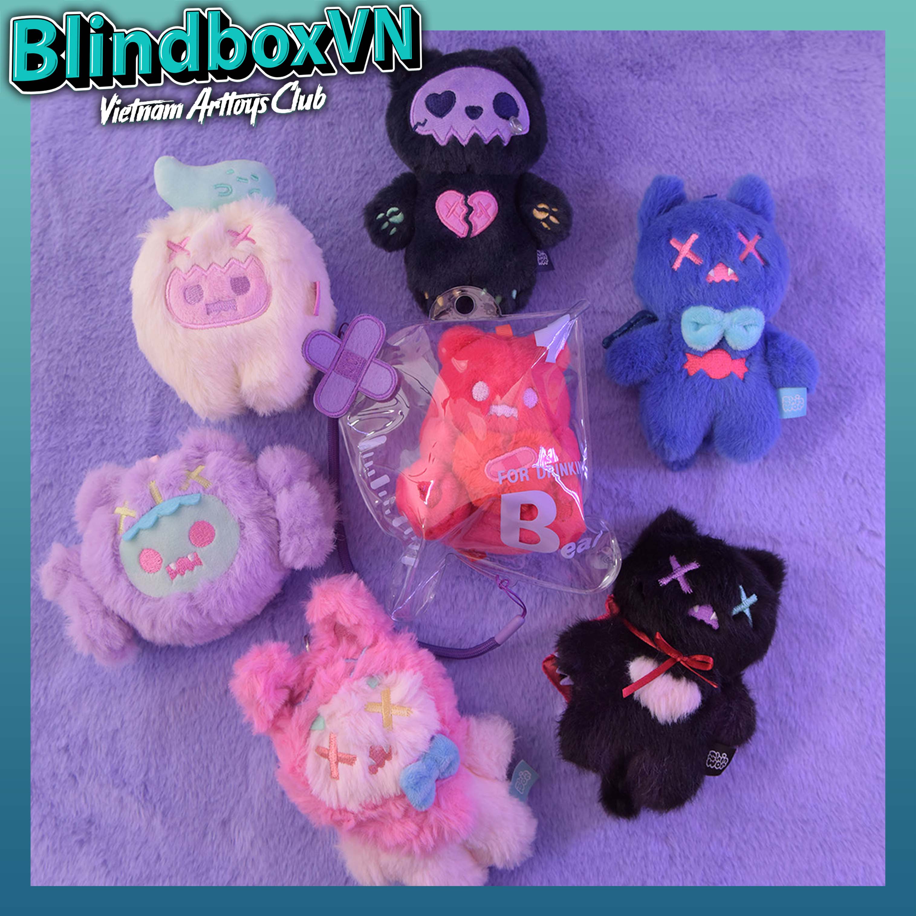 FINDING UNICORN ShinWoo Vampire Candy Shop Series Plush Blind Box
