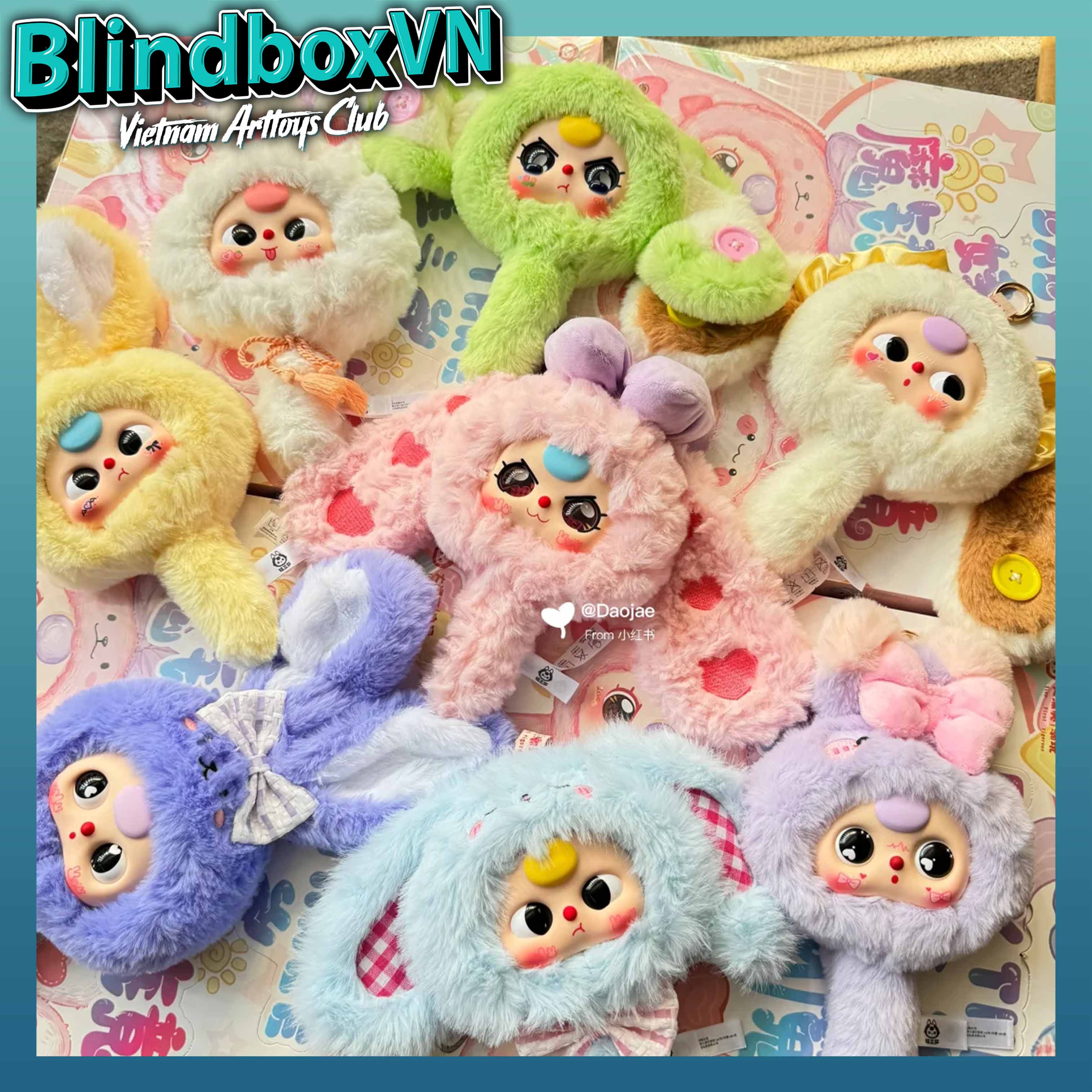 Baby Three Gương Magic Mirror Plush Blind Box ( Chính hãng )