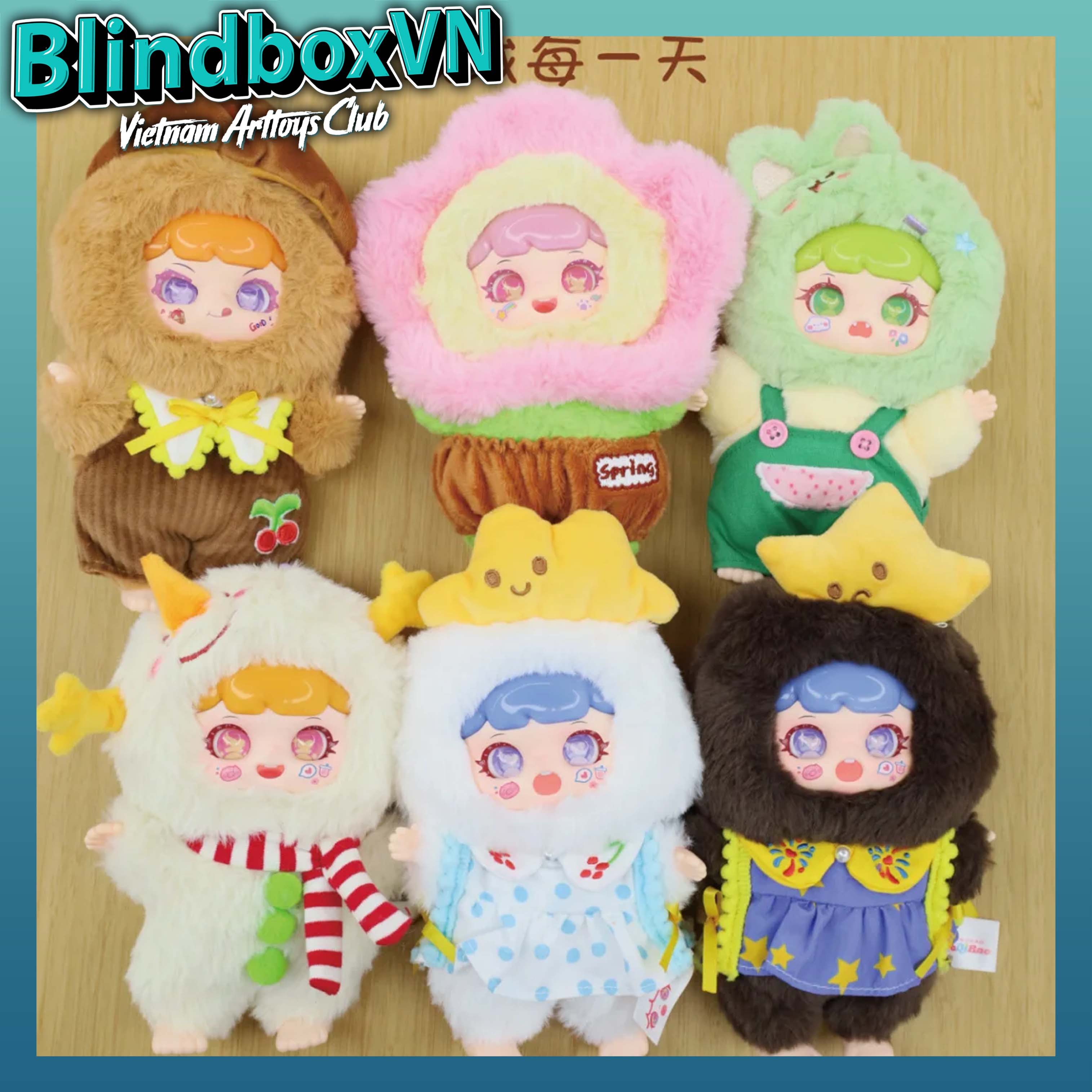 MANCHAO Version 3 Mischievous Child RongRong Everyday Series Plush Dolls