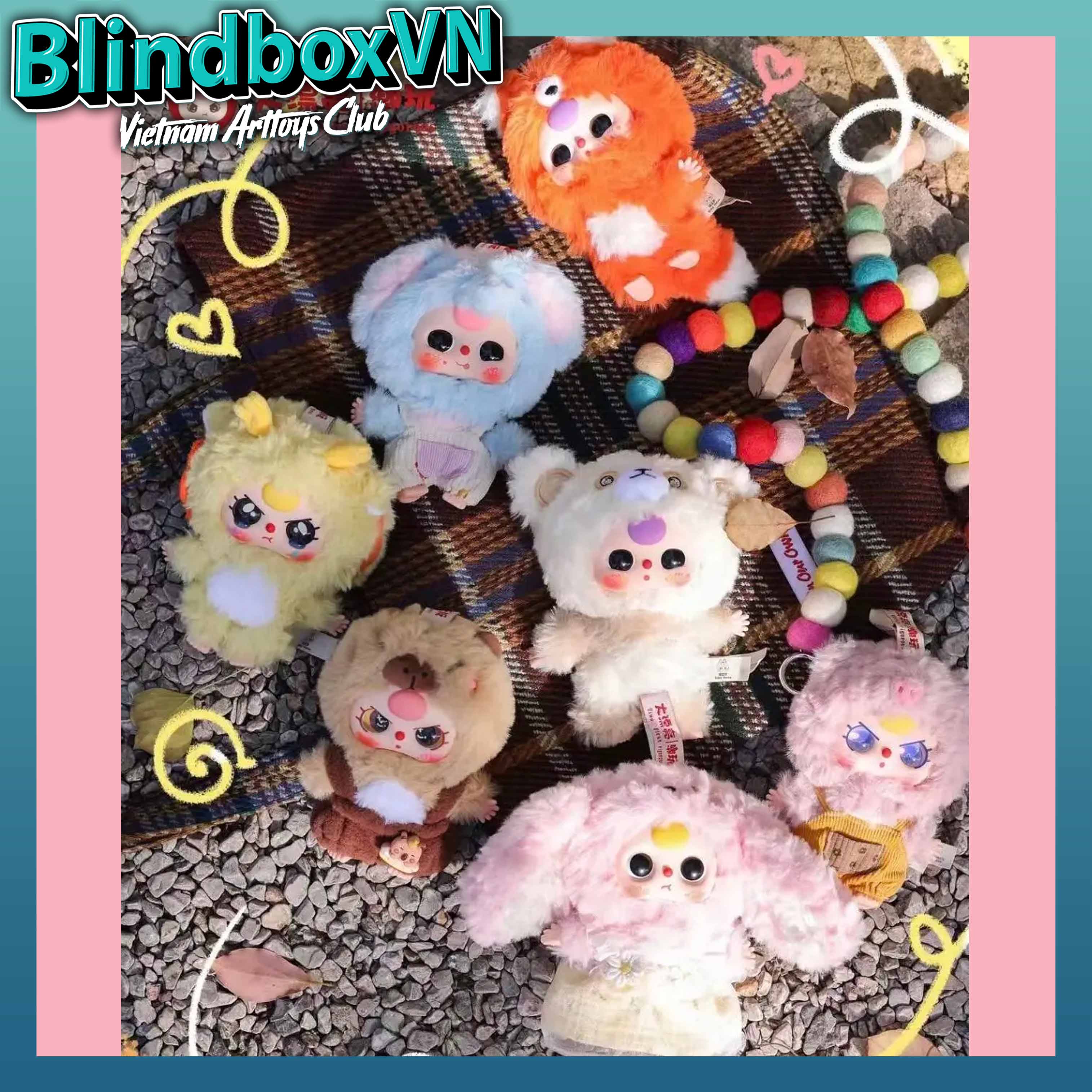 Baby Three De Lovely Series Plush Blind Box