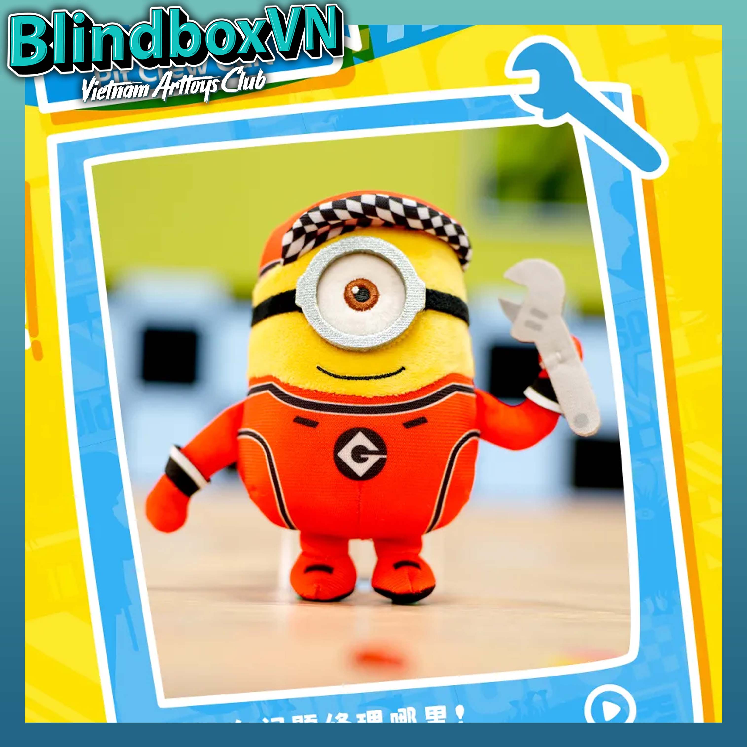 Minions Despicable Me 4 Series Vinyl Plus Doll Pendant ( Chính Hãng )
