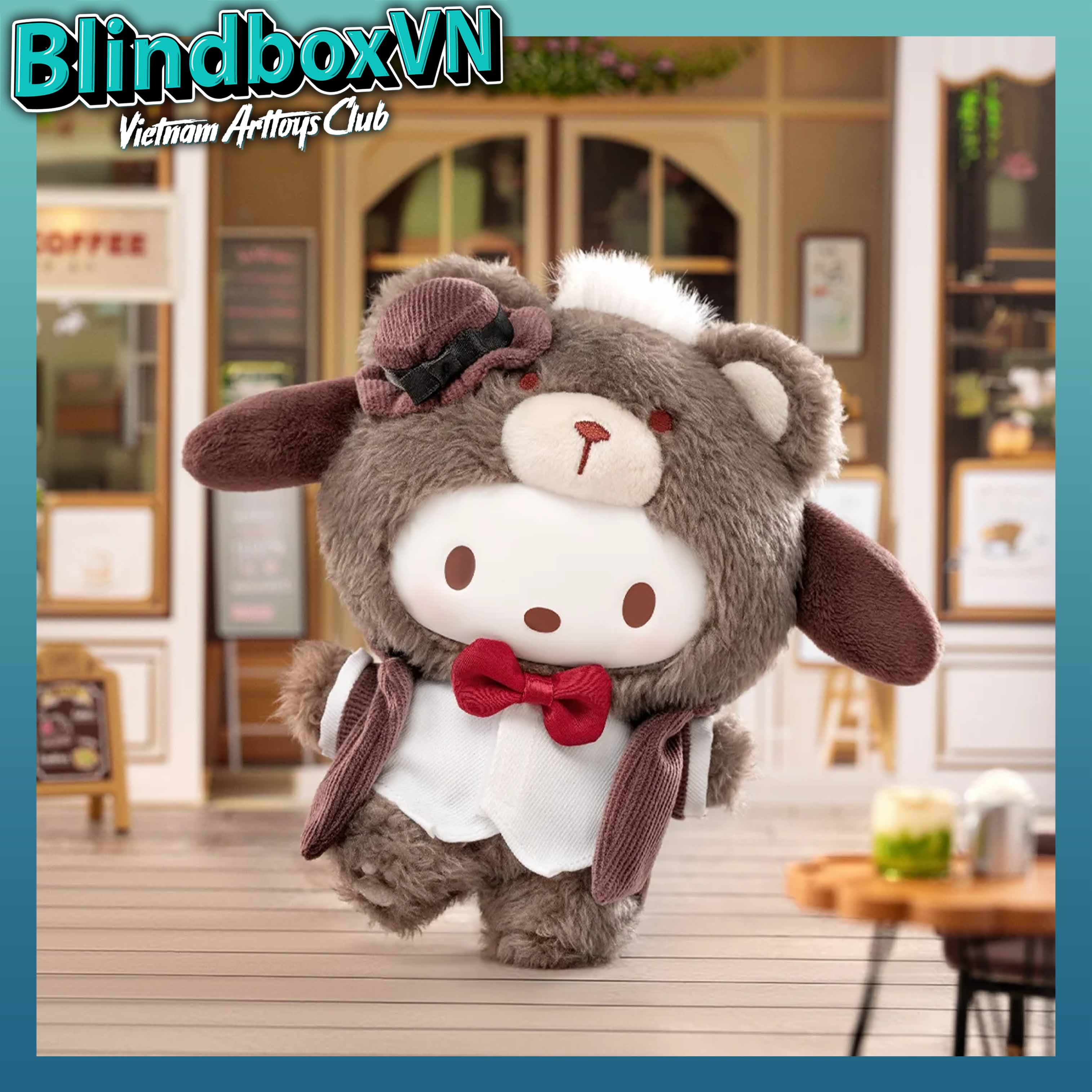 Sanrio Characters Afternoon Tea Series Plush Dolls Blindbox ( Chính hãng )