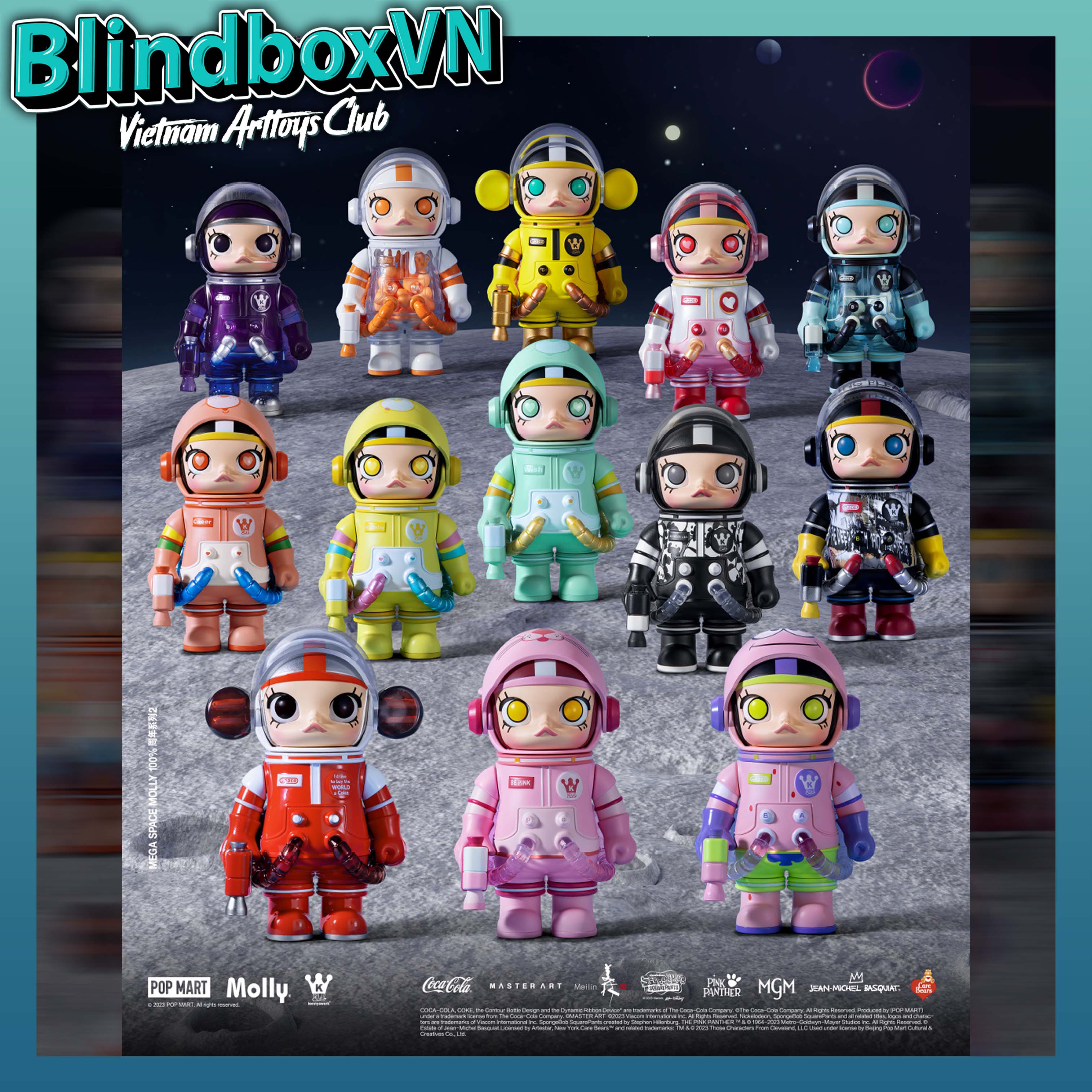 Blindbox MOLLY SPACE 100% Series 2B ( Chính Hãng )