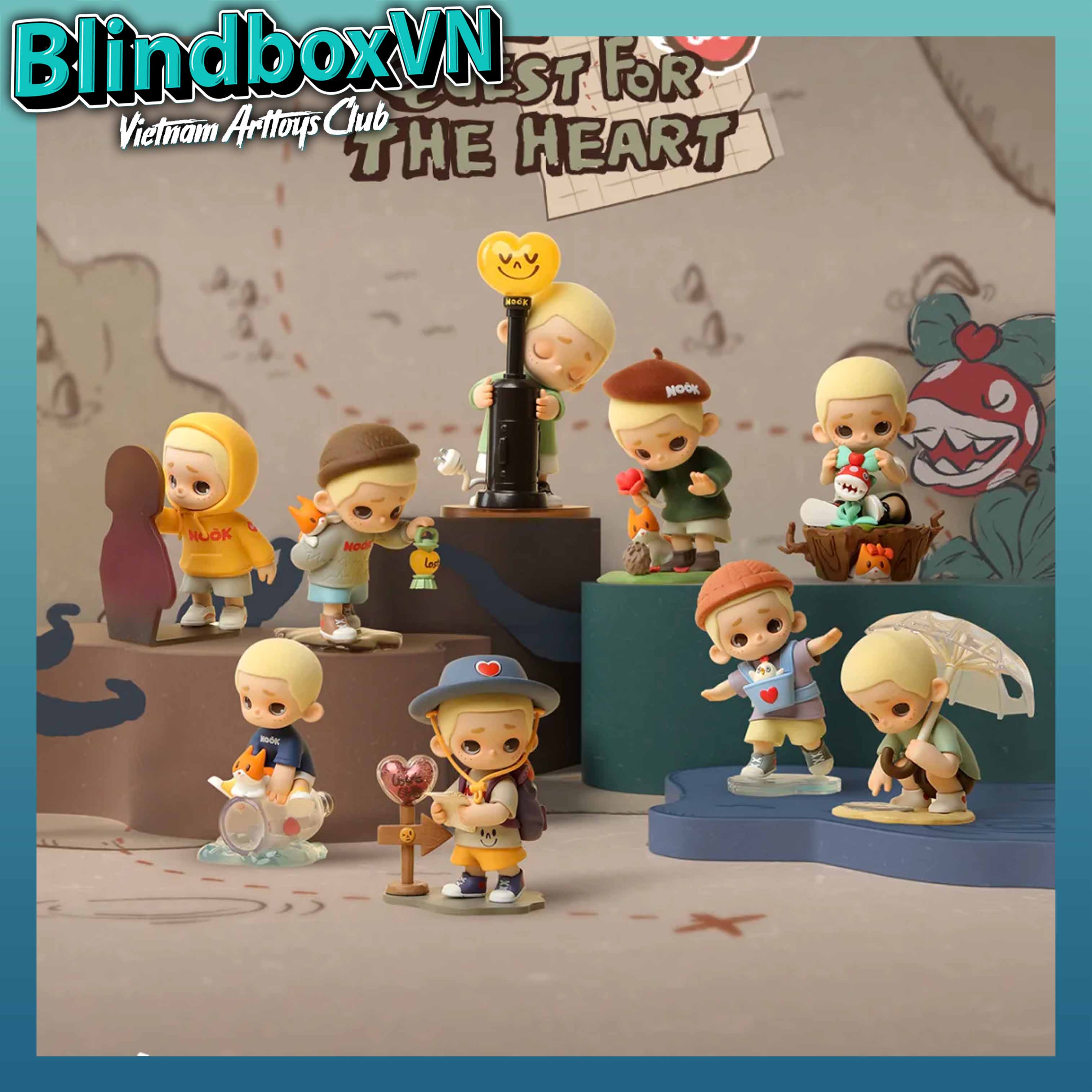 NOOK Quest For The Heart Figure Series 52toys