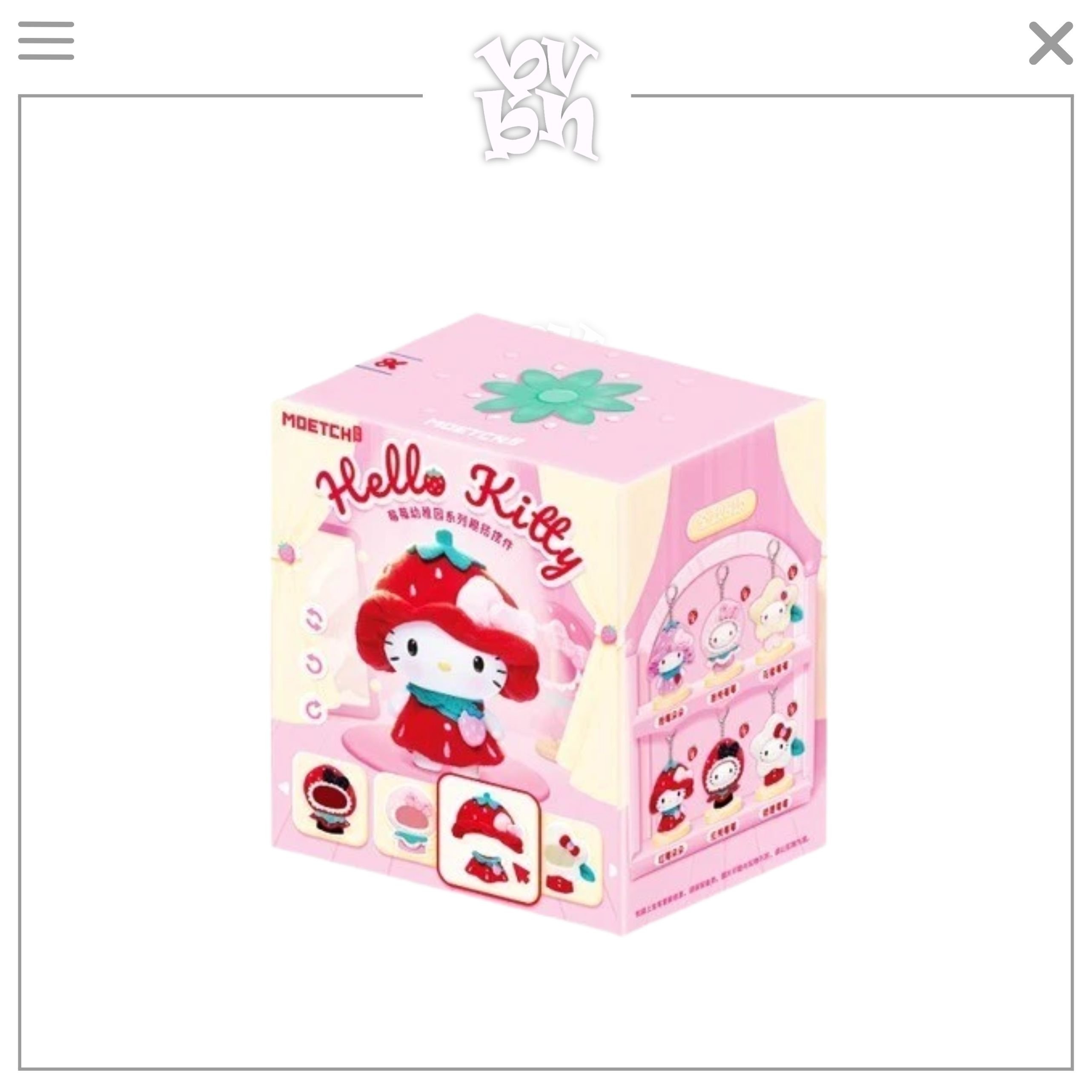 Hello Kitty Strawberry Kindergarten Series Blindbox