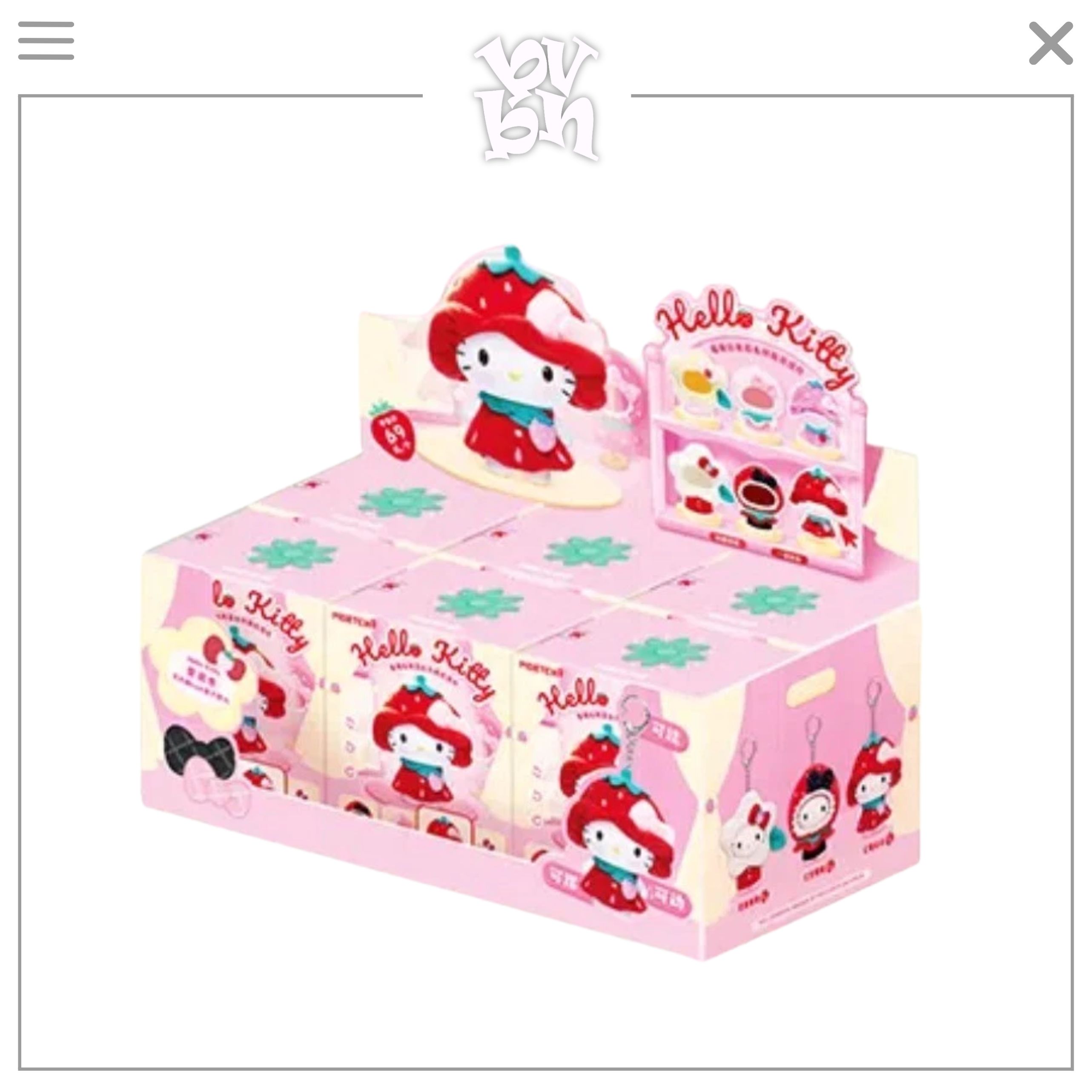 Hello Kitty Strawberry Kindergarten Series Blindbox