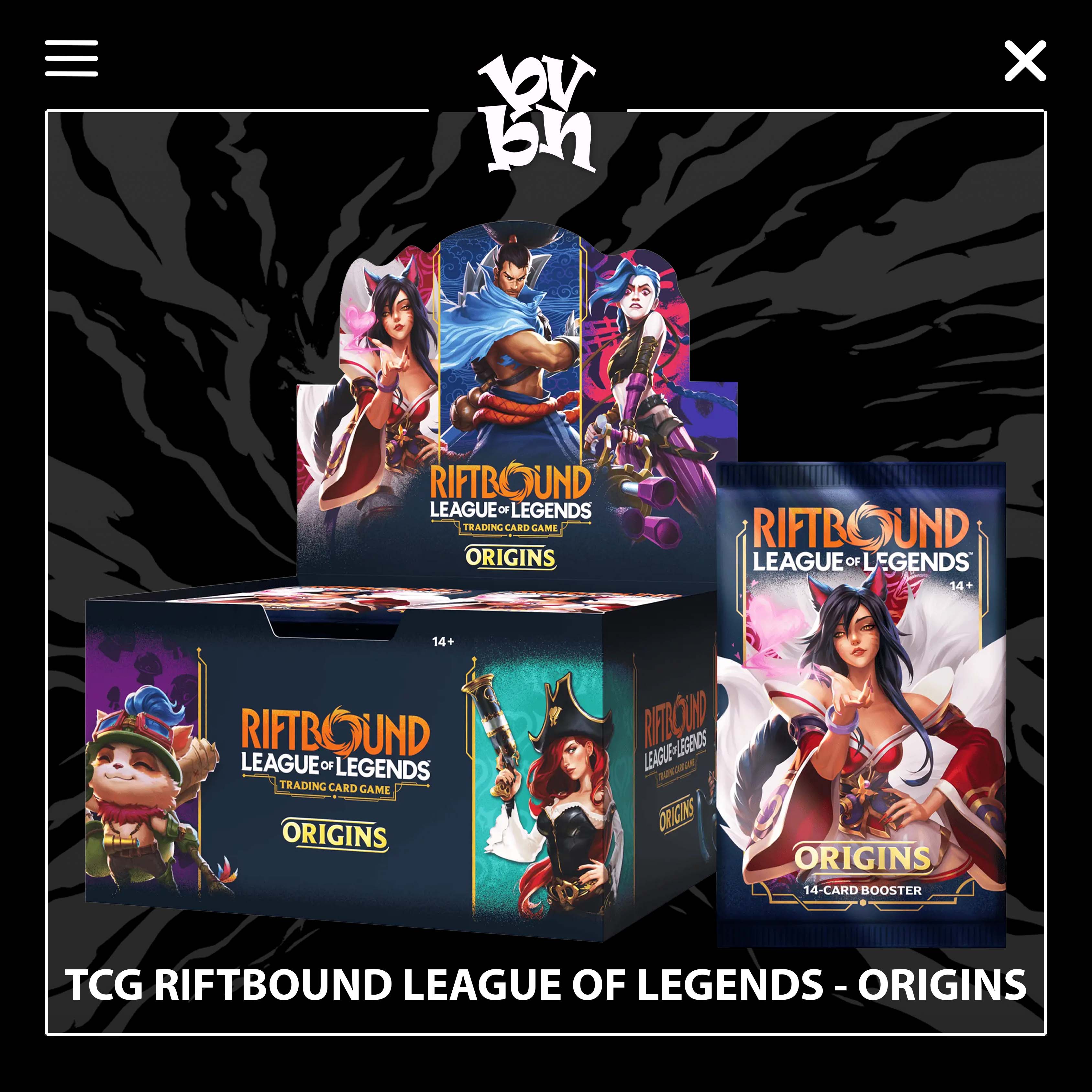 Riftbound : League of Legends TCG Origins Booster Box