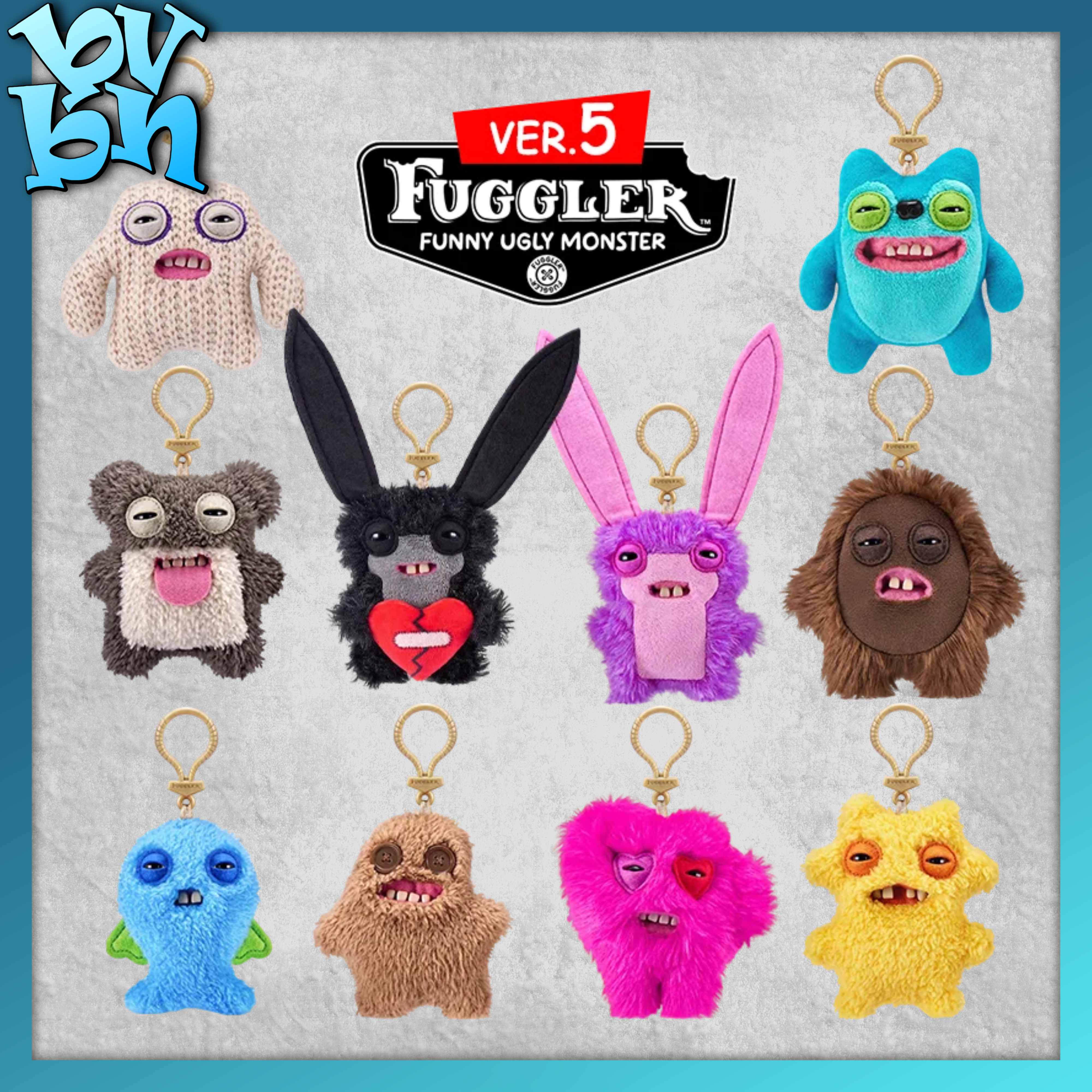 FUGGLER's Keyring Teething Monster Series 5