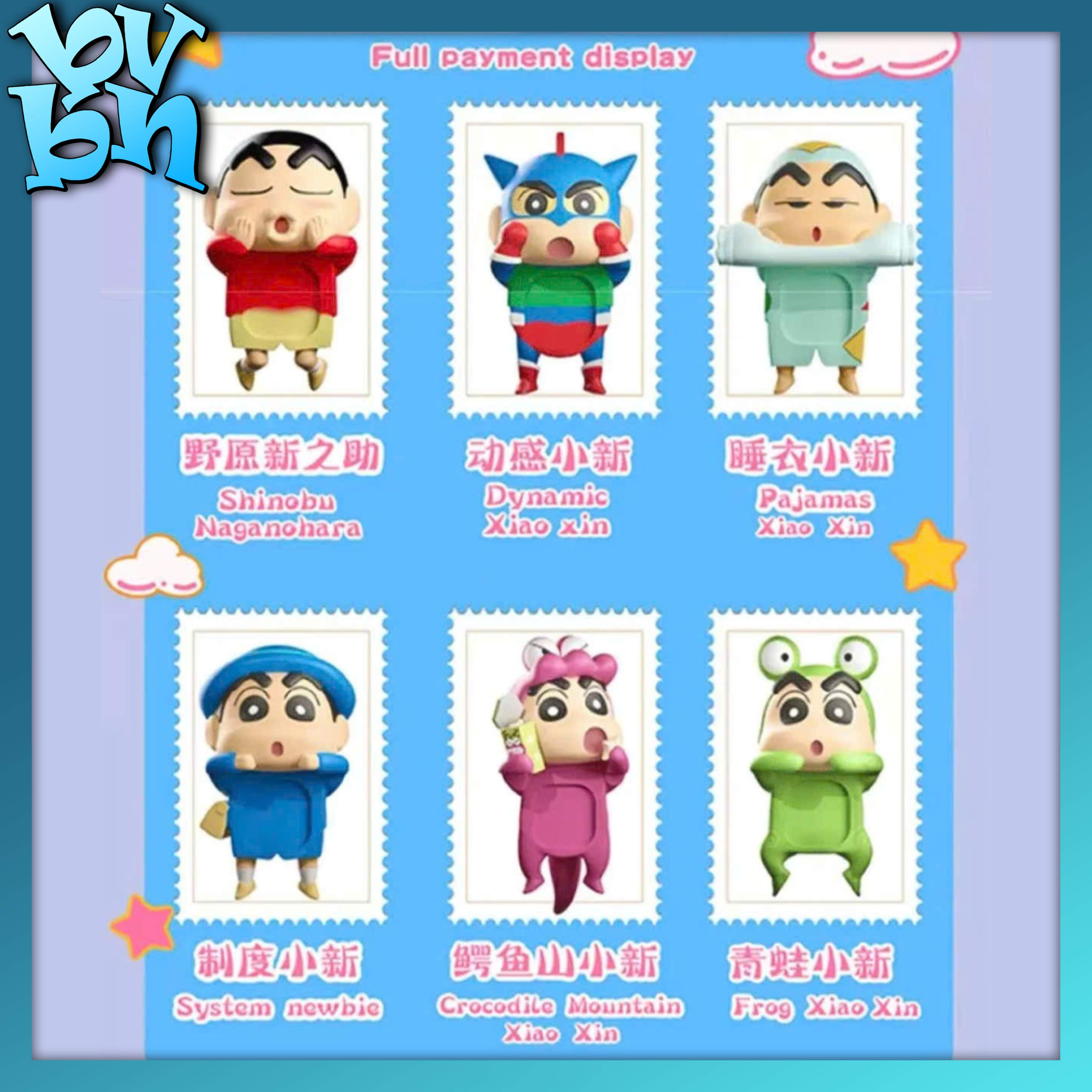 Crayon Shin-chan Screen Papa Mini Figure Blindbox Series