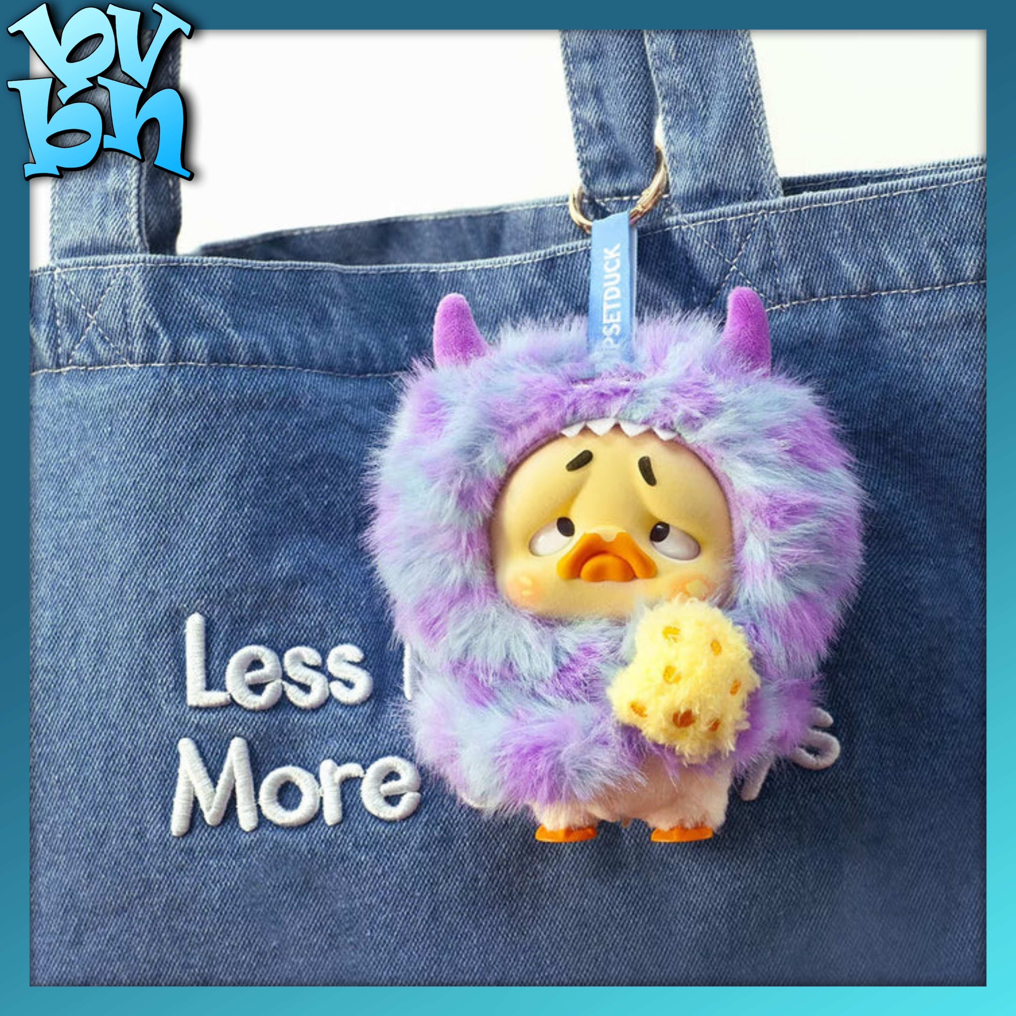 Pocket Upset Duck Colorful Player Duck Plush Keychain Blindbox