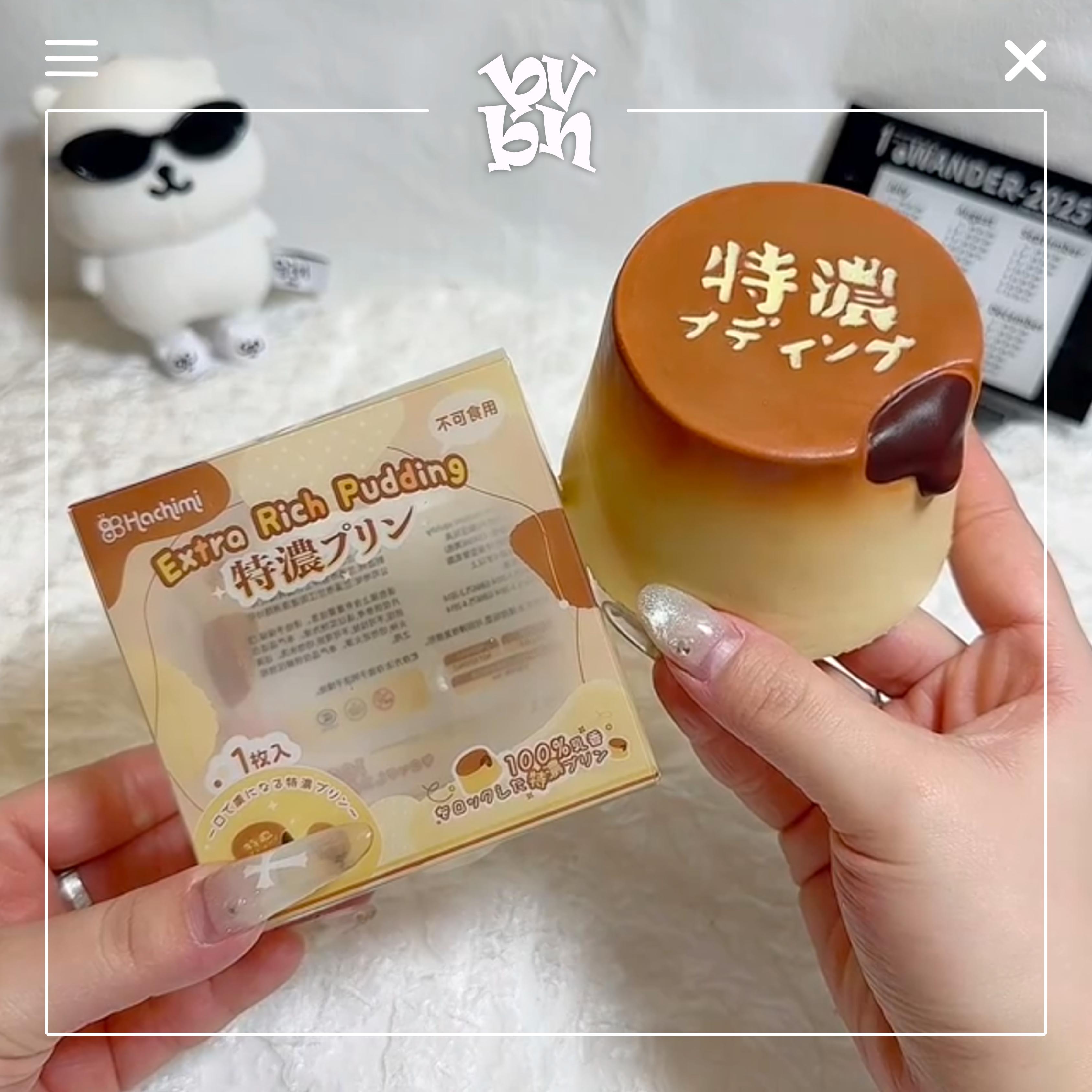 Hachimi Squishy Extra Rich Pudding