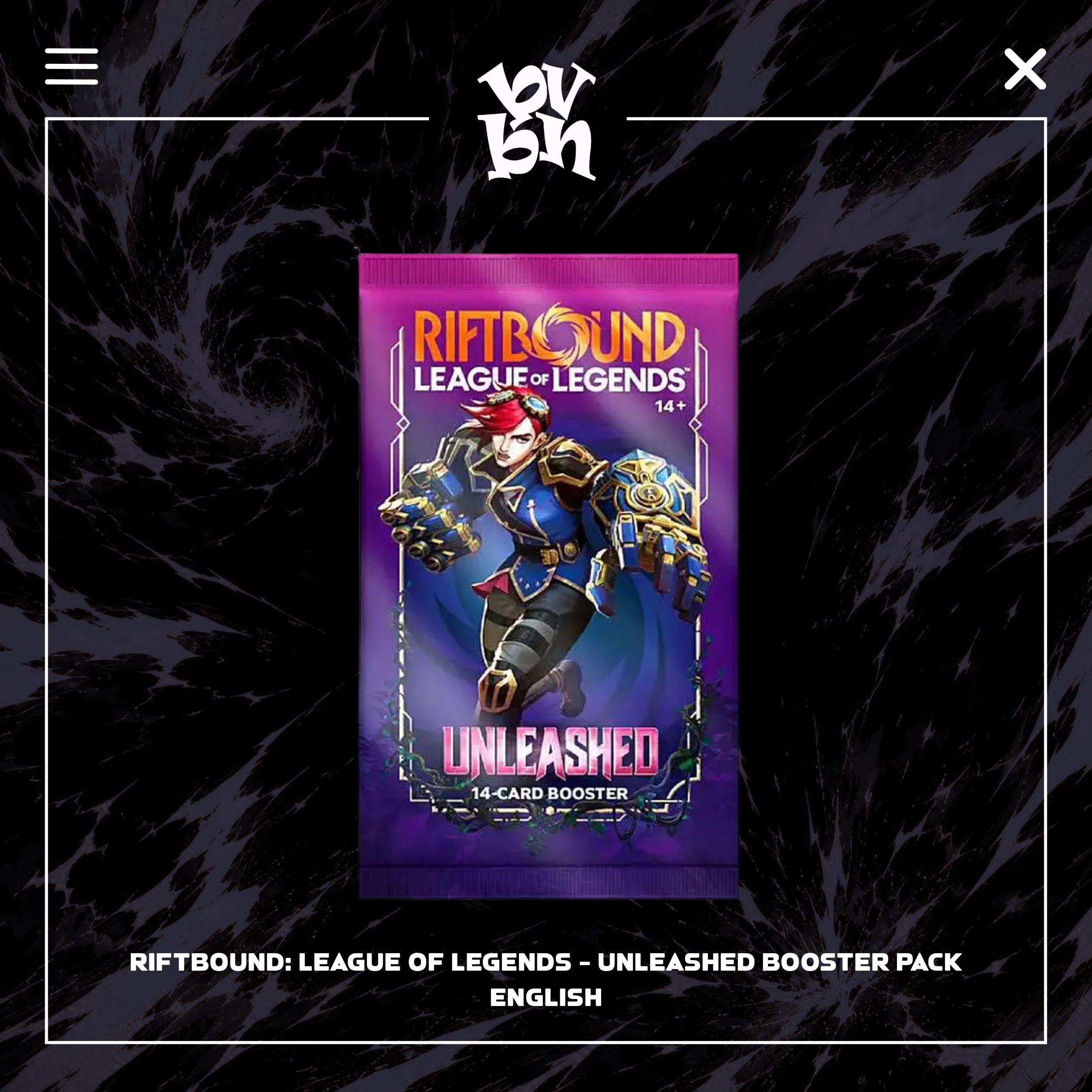 Riftbound: League of Legends - Unleashed Booster Pack - English