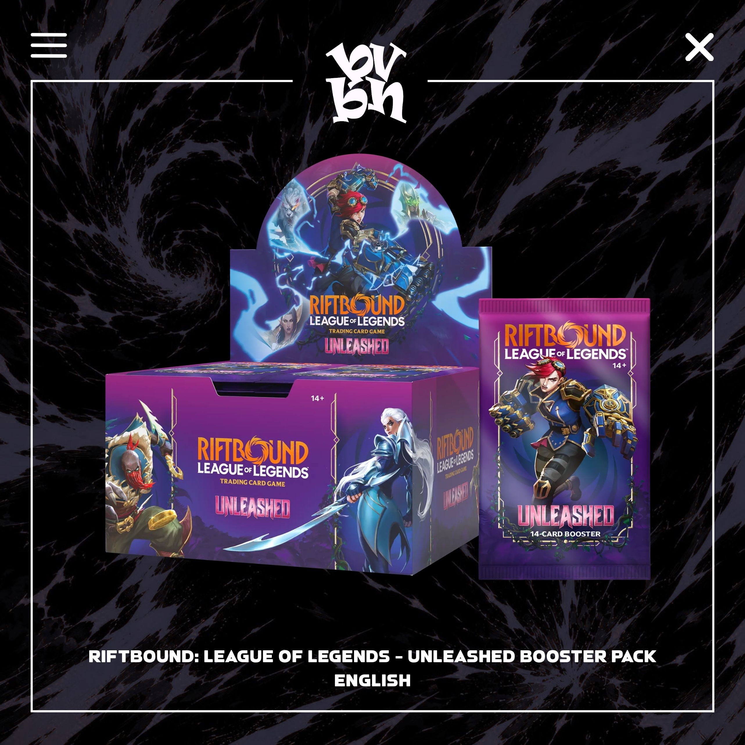 Riftbound: League of Legends - Unleashed Booster Pack - English