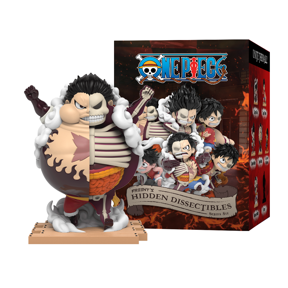 Blindbox Mightyjaxx FREENY'S HIDDEN DISSECTIBLES: ONE PIECE (LUFFY’S GEARS EDITION) ( Chính Hãng )