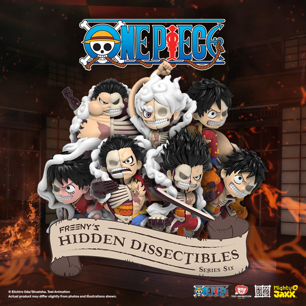 Blindbox Mightyjaxx FREENY'S HIDDEN DISSECTIBLES: ONE PIECE (LUFFY’S GEARS EDITION) ( Chính Hãng )