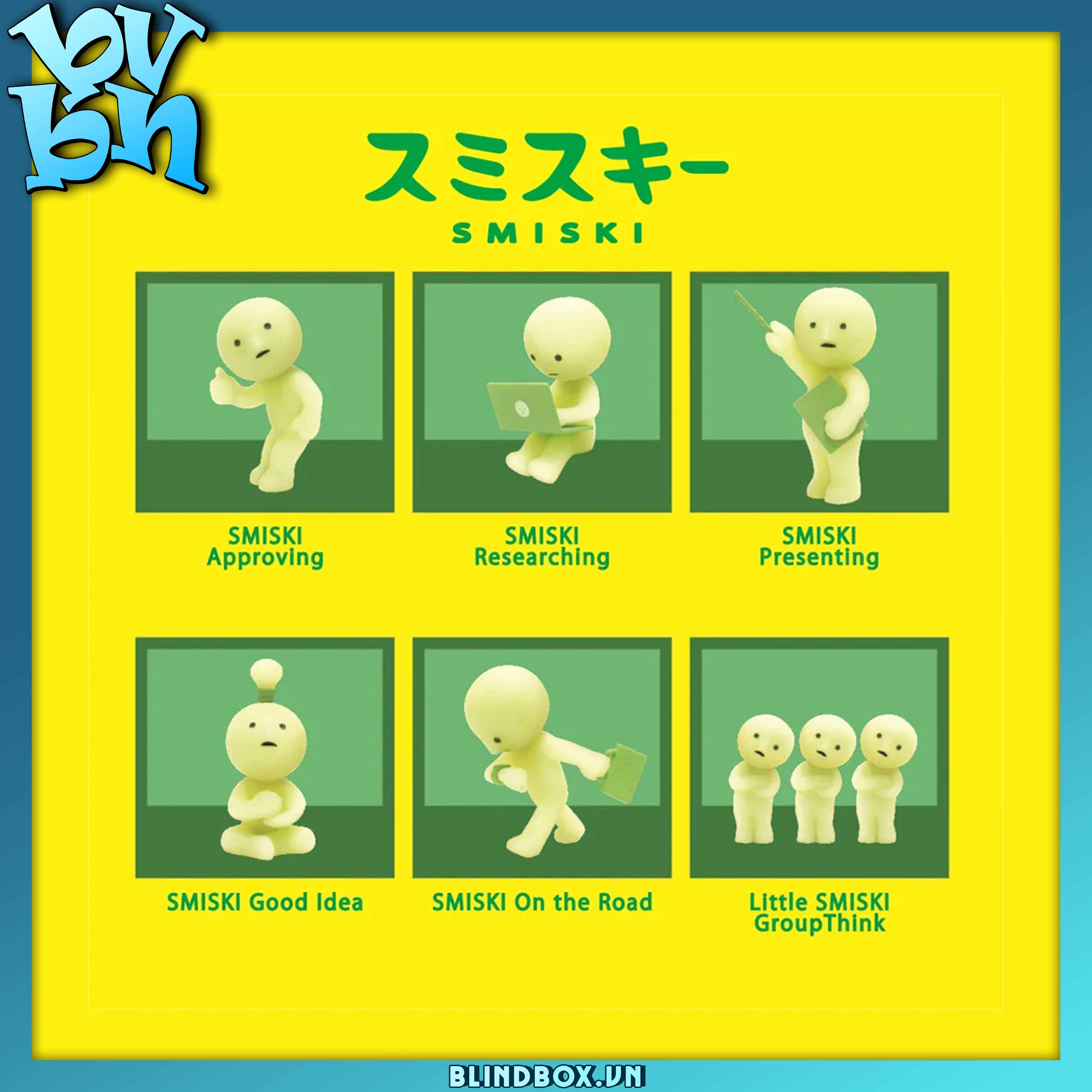 Smiski @ Work Series BlindBox ( Chính hãng )