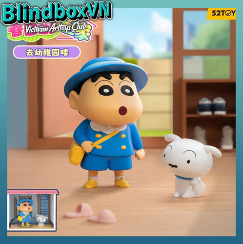 Blindbox Crayon Shinchan Life In Kasukabe 52TOYS ( Chính Hãng )