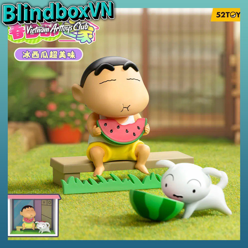 Blindbox Crayon Shinchan Life In Kasukabe 52TOYS ( Chính Hãng )