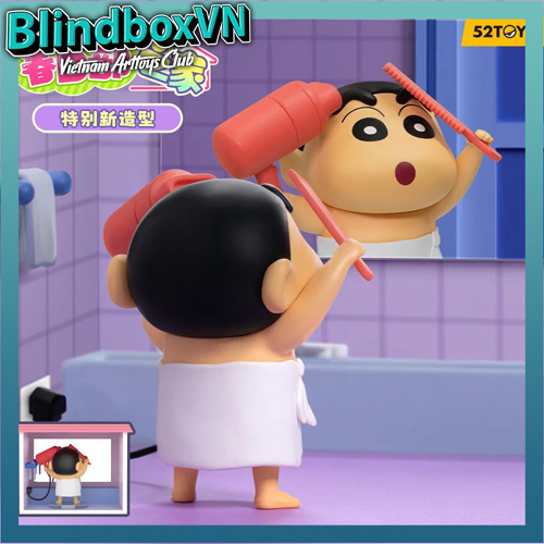 Blindbox Crayon Shinchan Life In Kasukabe 52TOYS ( Chính Hãng )