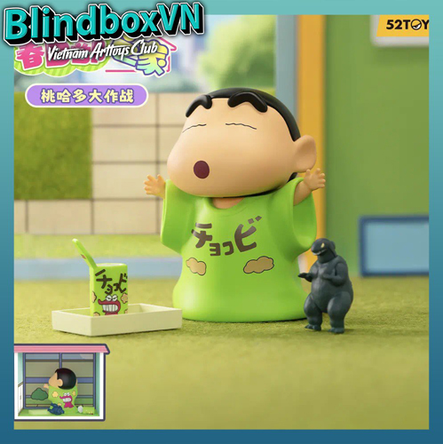 Blindbox Crayon Shinchan Life In Kasukabe 52TOYS ( Chính Hãng )