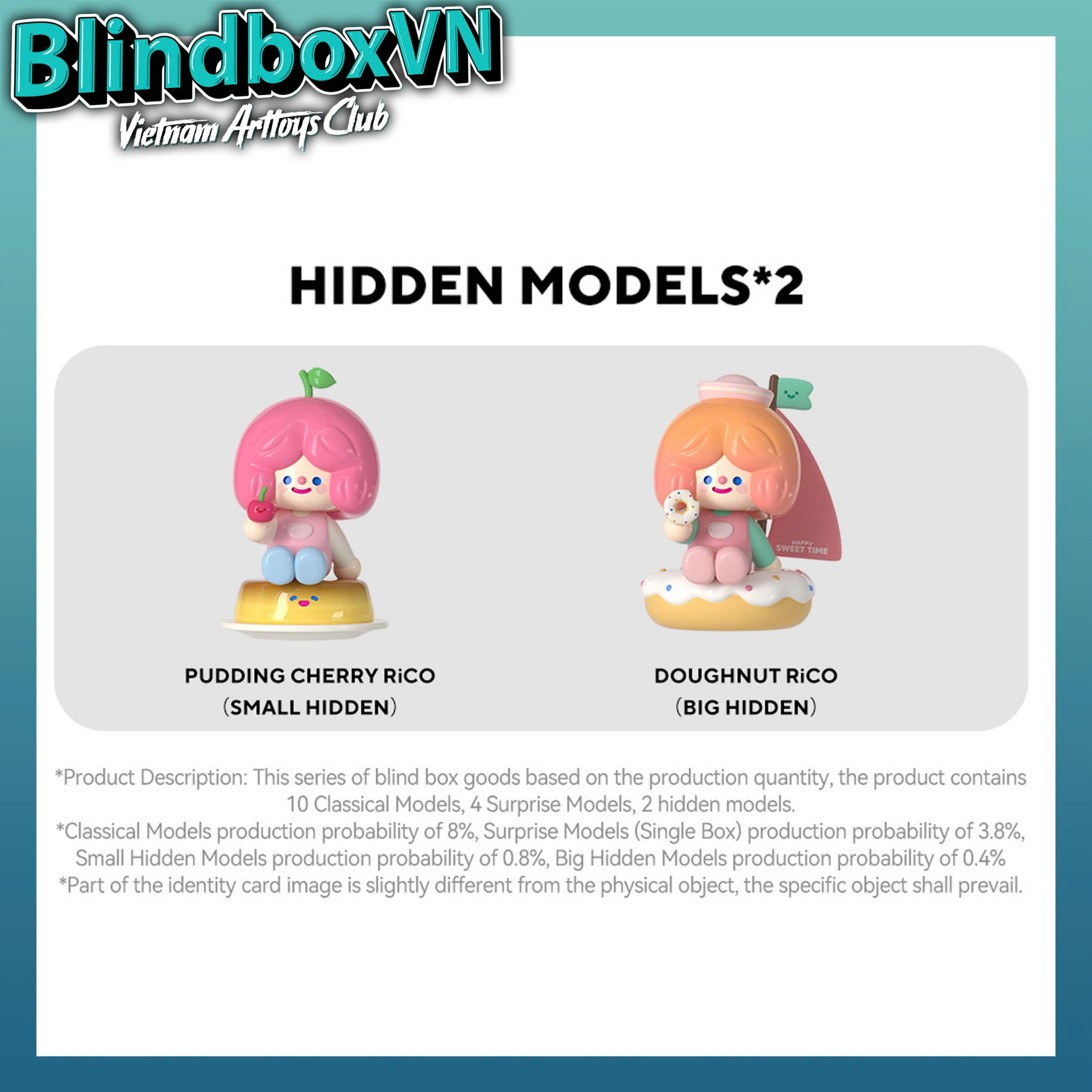 RiCO HAPPY SWEET TIME SERIES BLIND BOX ( Chính hãng )