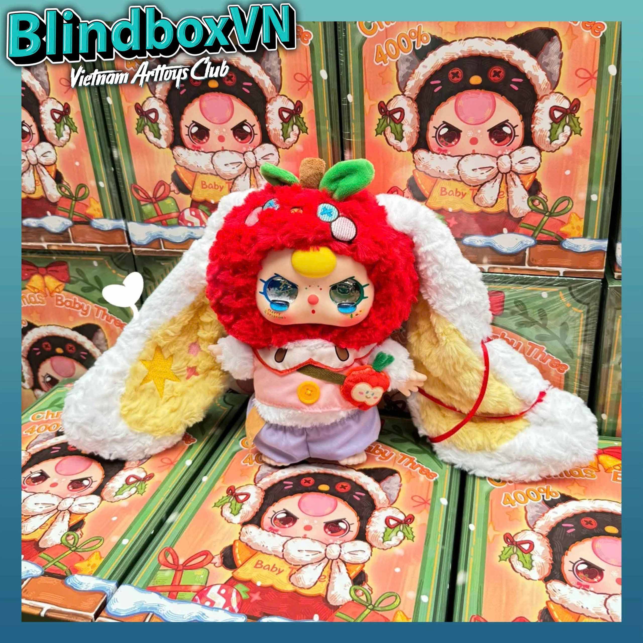 Blindbox Baby Three 400% Christmas Version ( Phiên Bản Giáng Sinh )