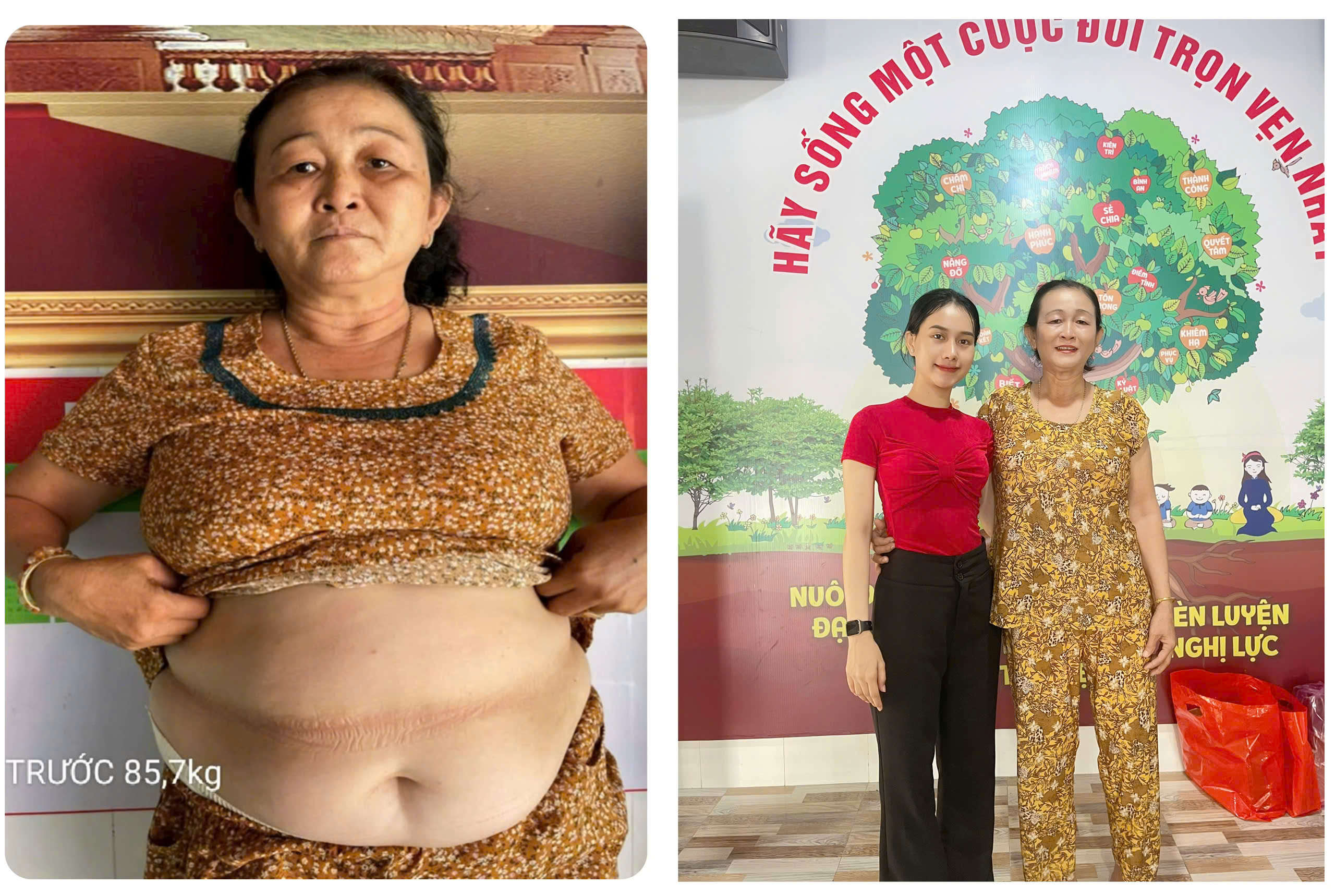 CÔ SÁU GIẢM 17KG Ở TUỔI 60