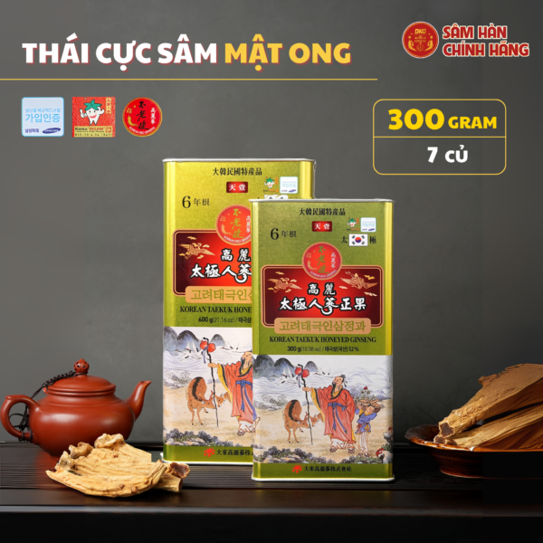 Korean Taekuk Honeyed Ginseng 600g (Thiên sâm) – Daedong
