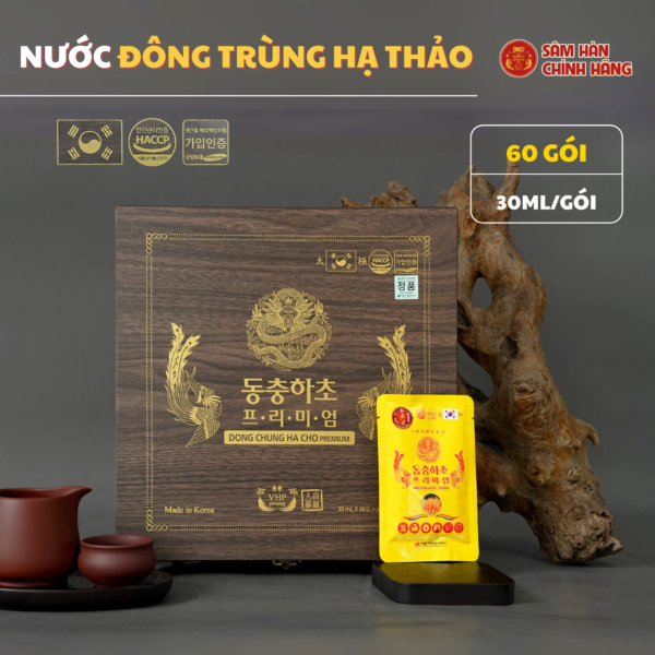 Đông trùng hạ thảo cao cấp (30ml* 60 gói) – Daedong