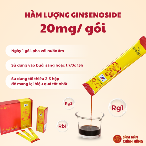 Korean Red Ginseng Stick Premium (10ml x 30 stick) – Daedong