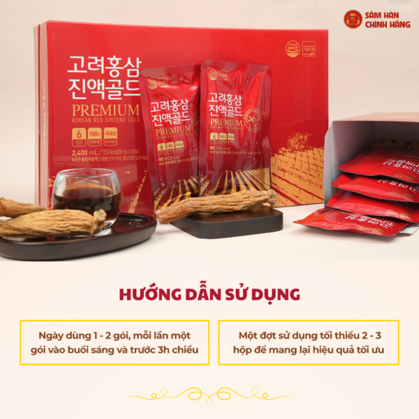 Nước hồng sâm HQ 100% (80ml x 30) – Daedong