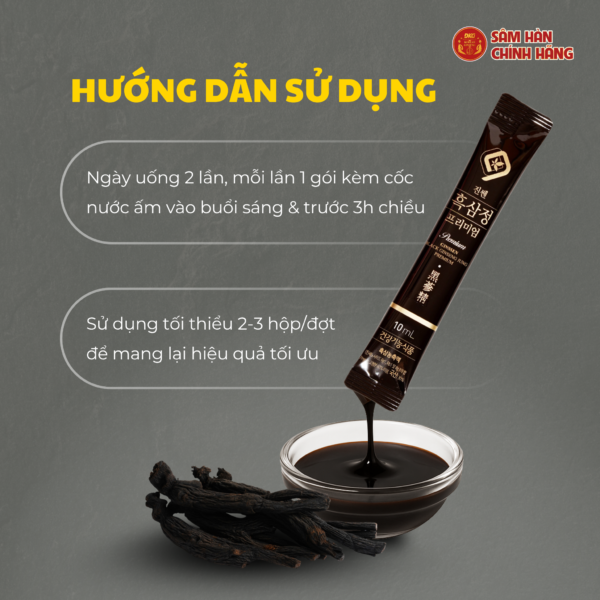 Ginssen Black Ginseng Jung Premium 7mg/g (10ml*30 stick) – Daedong