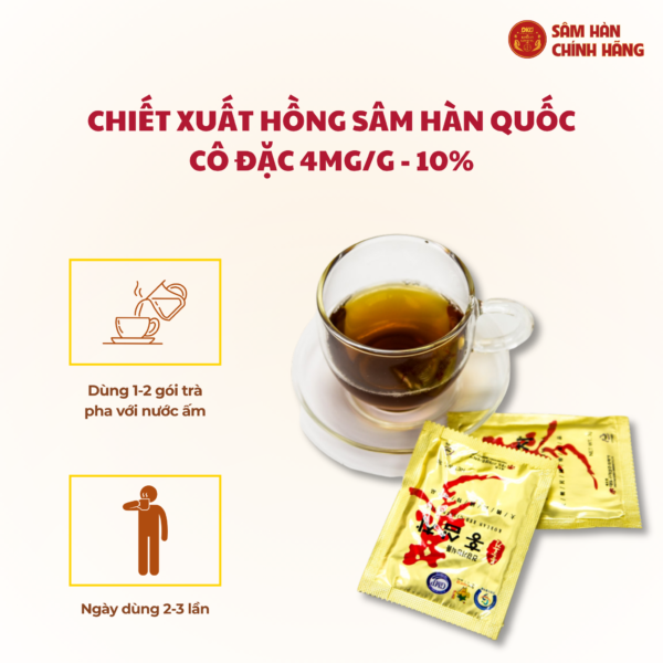 Trà hồng sâm 4mg/g (3g*50) – Daedong